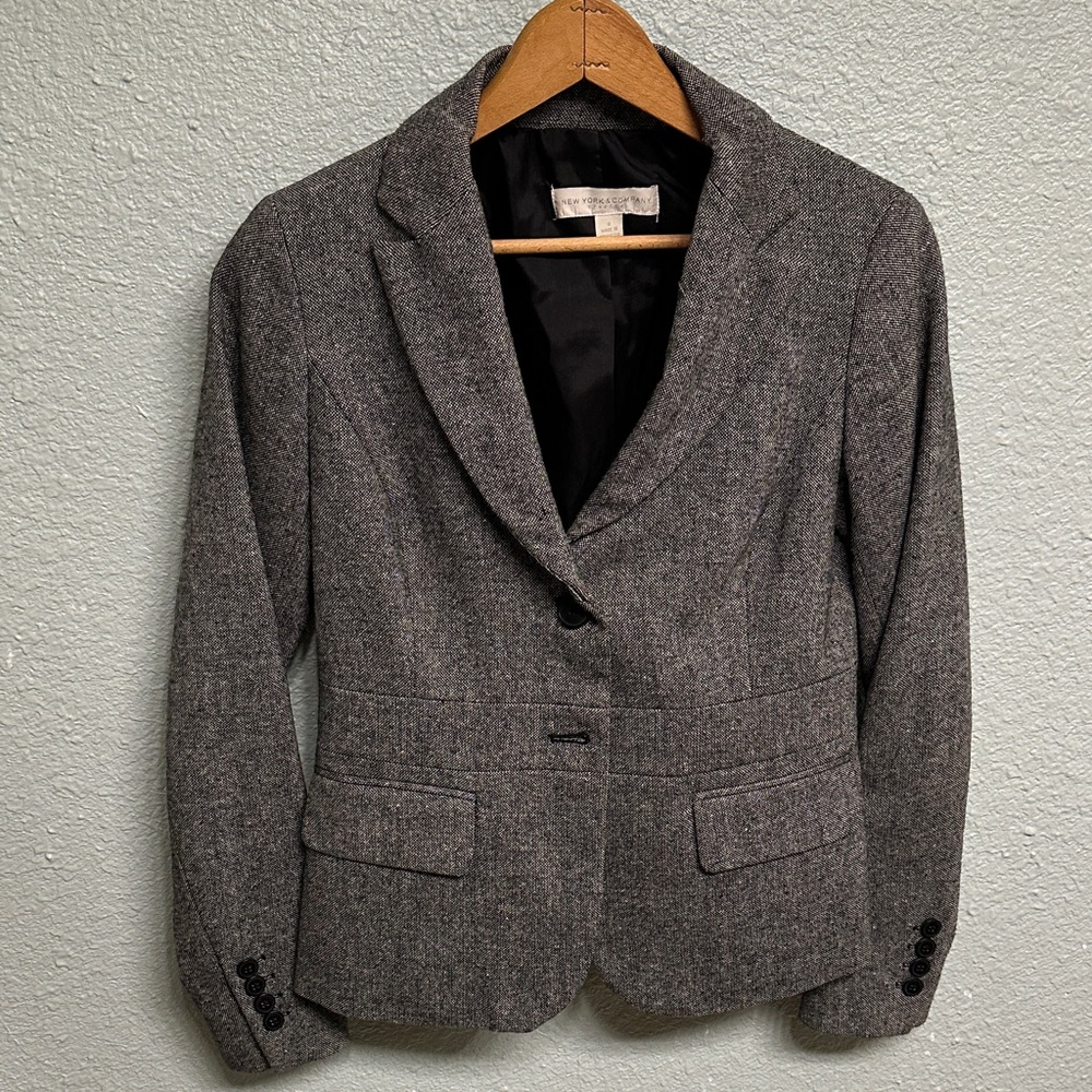 New York & Company Charcoal Blazer